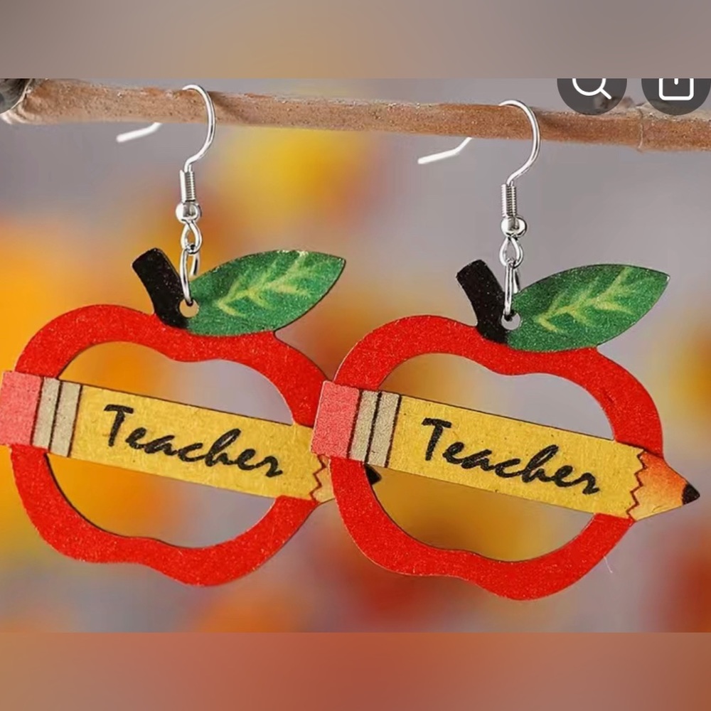 Teacher earrings